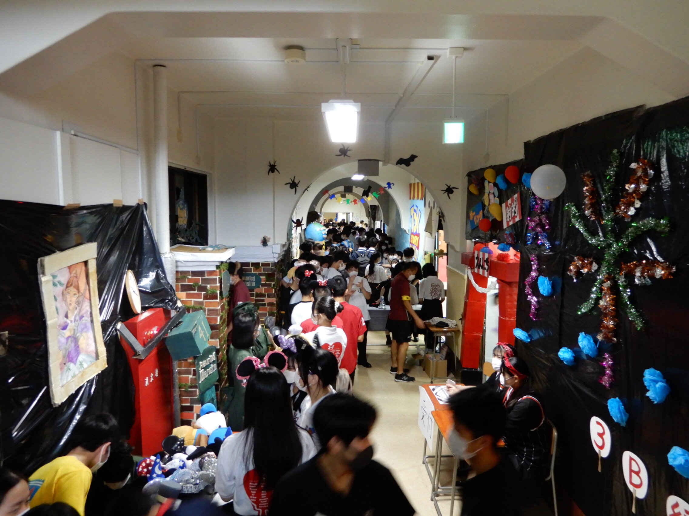 昭和一高祭展示会場風景